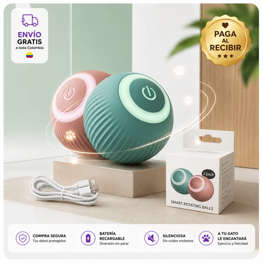 Juguete Pelota Inteligente Eléctrica para Gatos