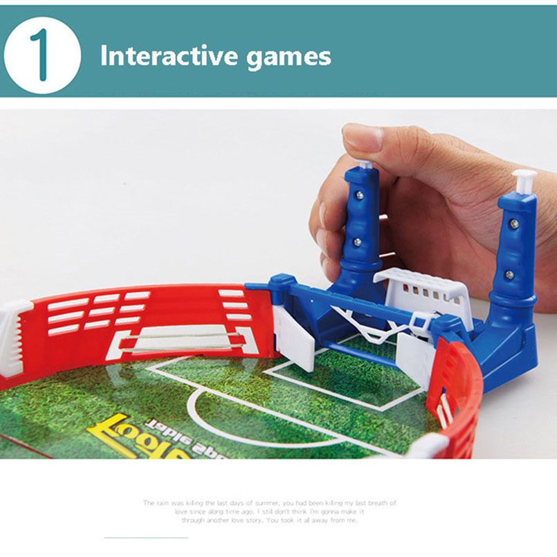 Mini Jogo de Futebol de Mesa Portátil