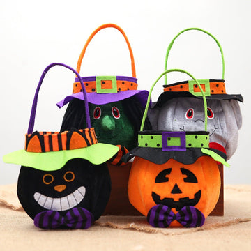 Bolsa Porta-Doces de Halloween – 4 Personagens