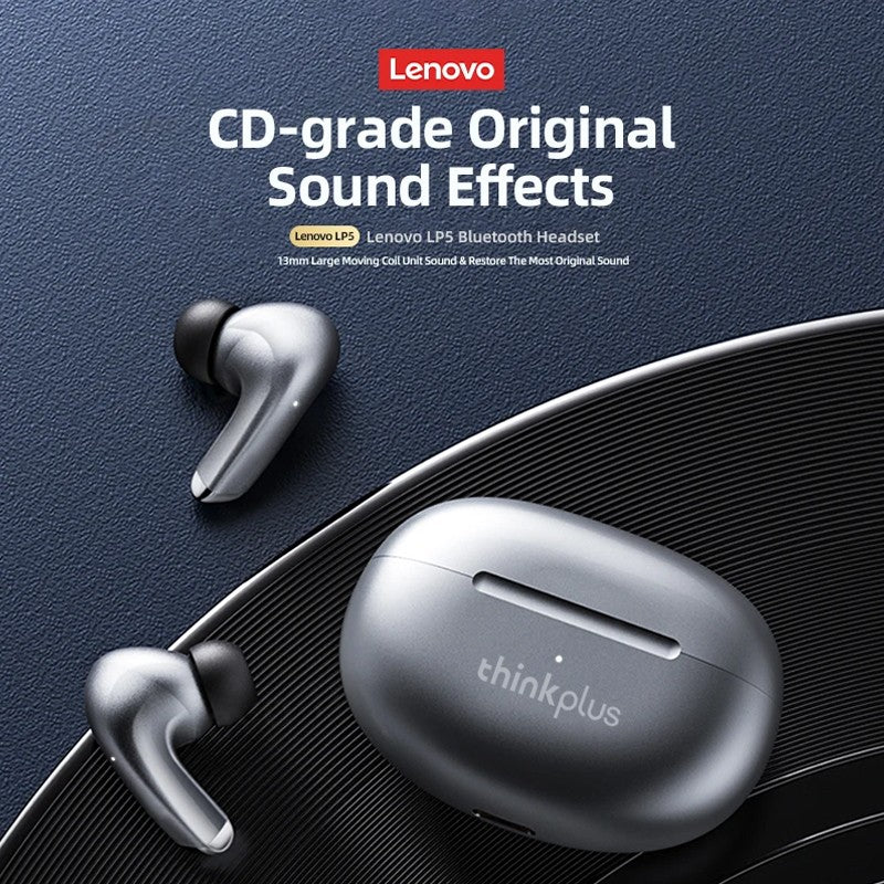 Fone Bluetooth Lenovo LP5 TWS HiFi