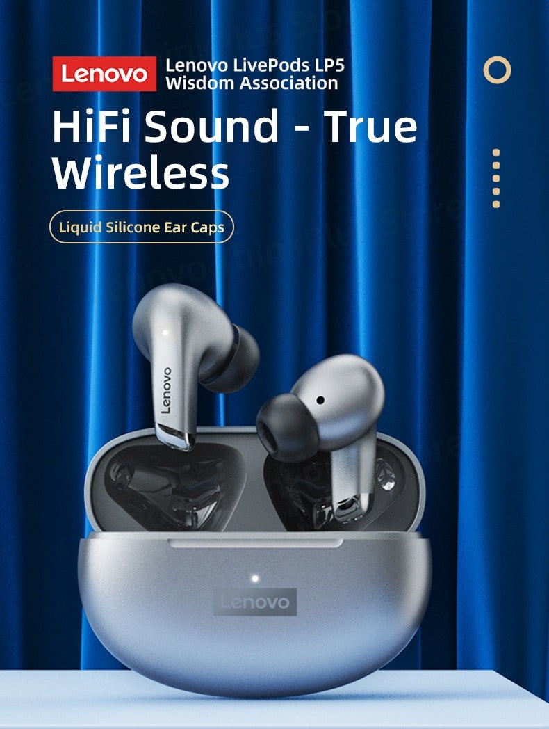 Fone Bluetooth Lenovo LP5 TWS HiFi