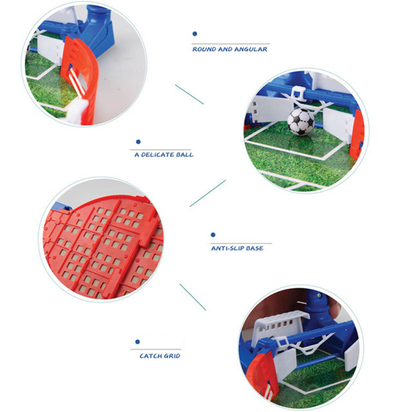Mini Jogo de Futebol de Mesa Portátil