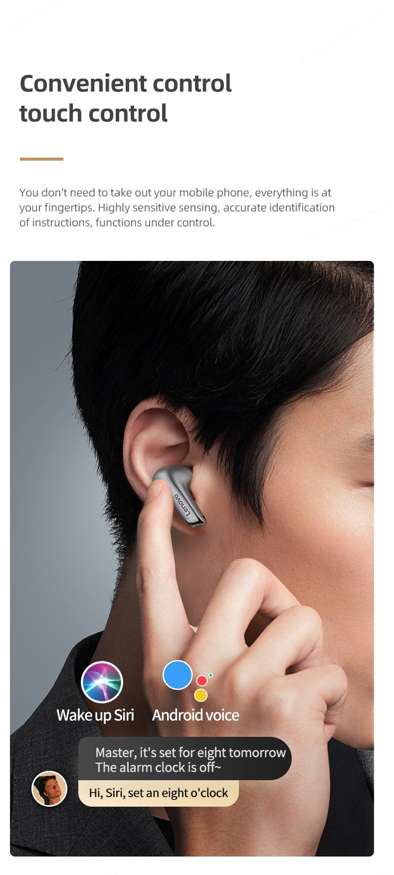 Fone Bluetooth Lenovo LP5 TWS HiFi