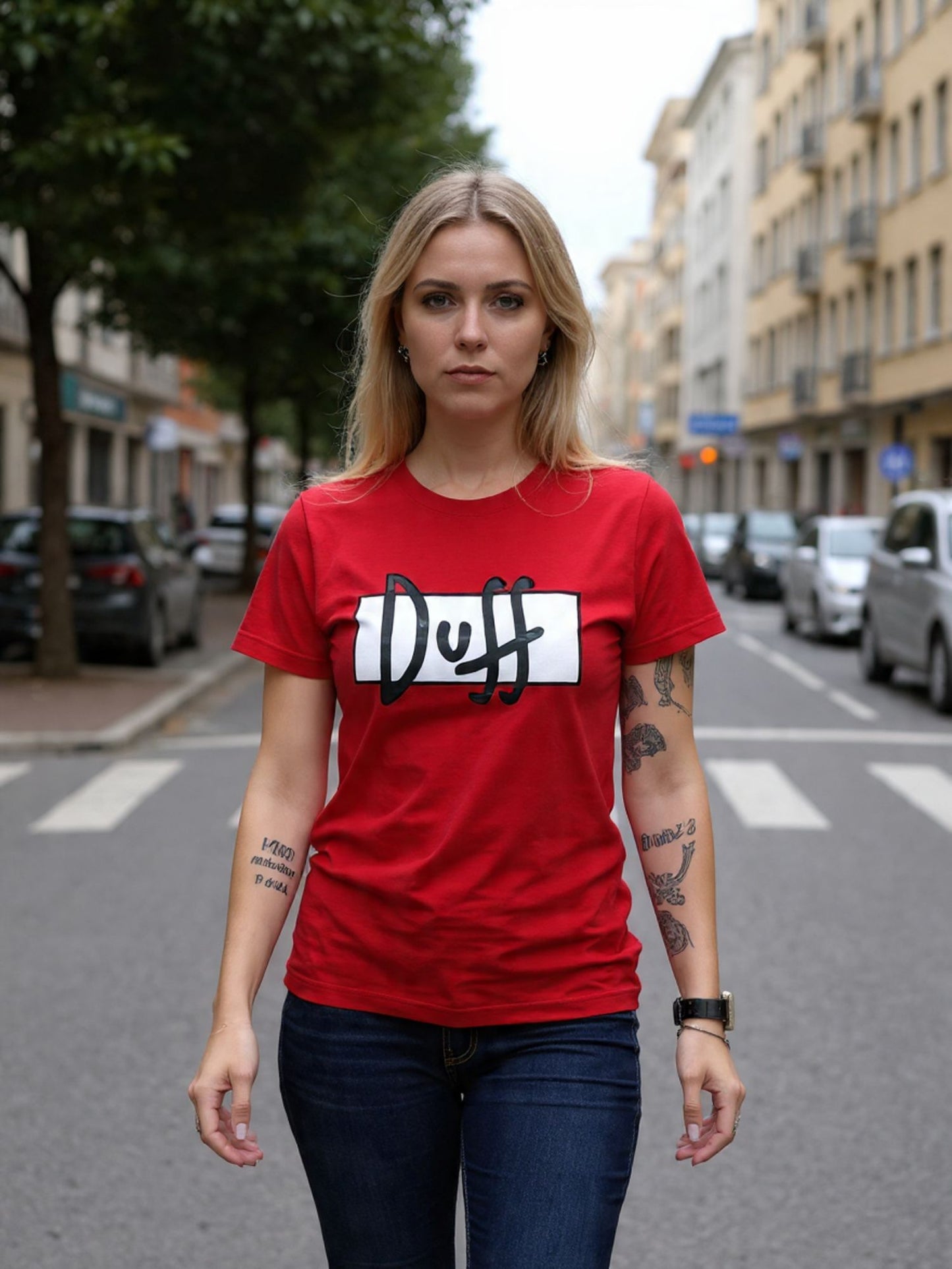 Camiseta Duff The Simpsons 100% Algodão Fio 30.1 Penteado