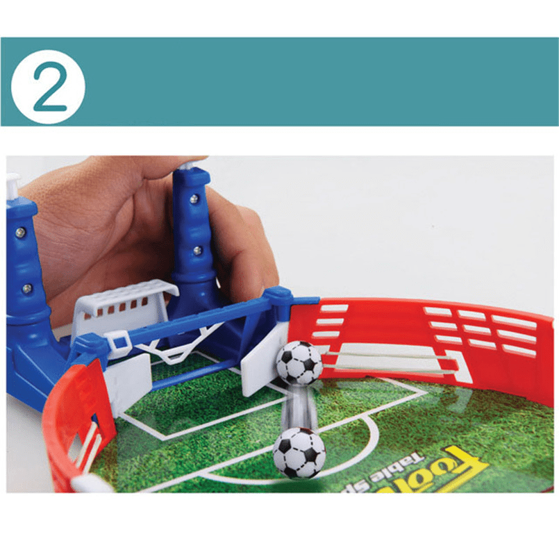 Mini Jogo de Futebol de Mesa Portátil