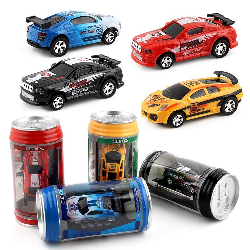 Mini Carro de Controle Remoto na Latinha