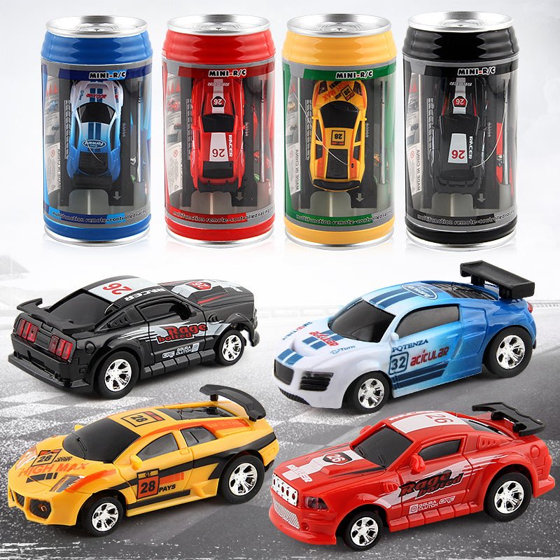Mini Carro de Controle Remoto na Latinha