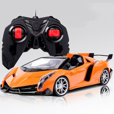 Carrinho de Corrida de Controle Remoto 1:16 com LED
