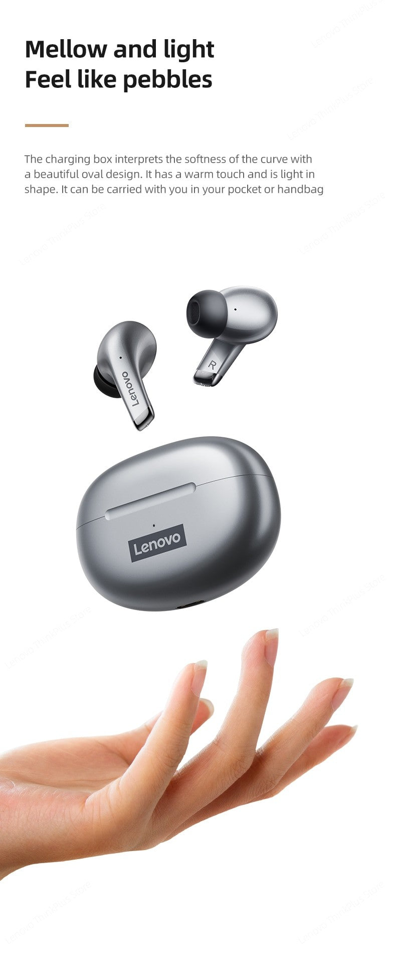 Fone Bluetooth Lenovo LP5 TWS HiFi