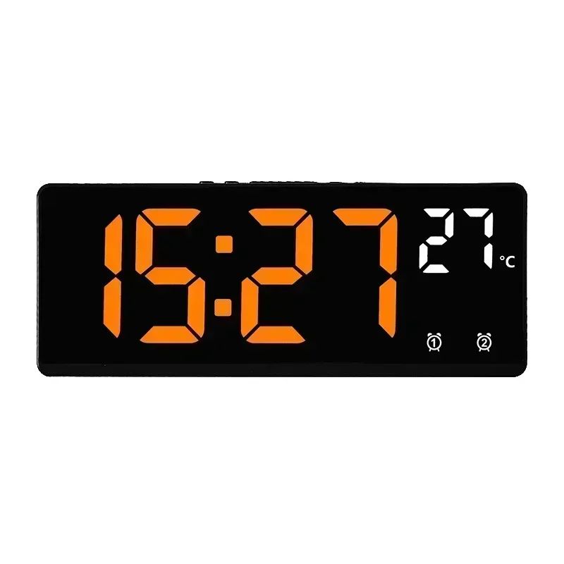 Despertador Digital LED com Temperatura e Função Soneca
