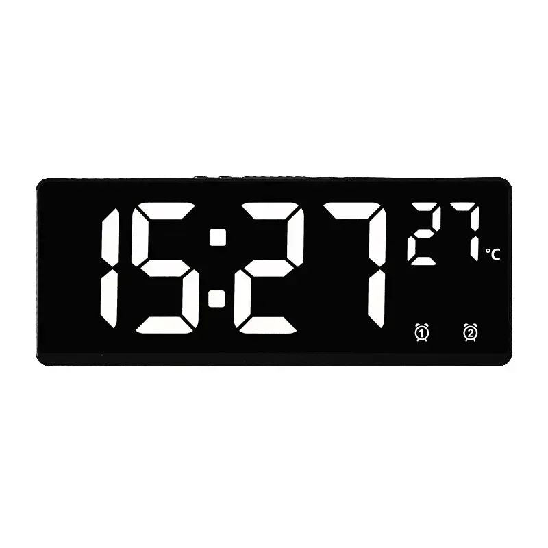 Despertador Digital LED com Temperatura e Função Soneca
