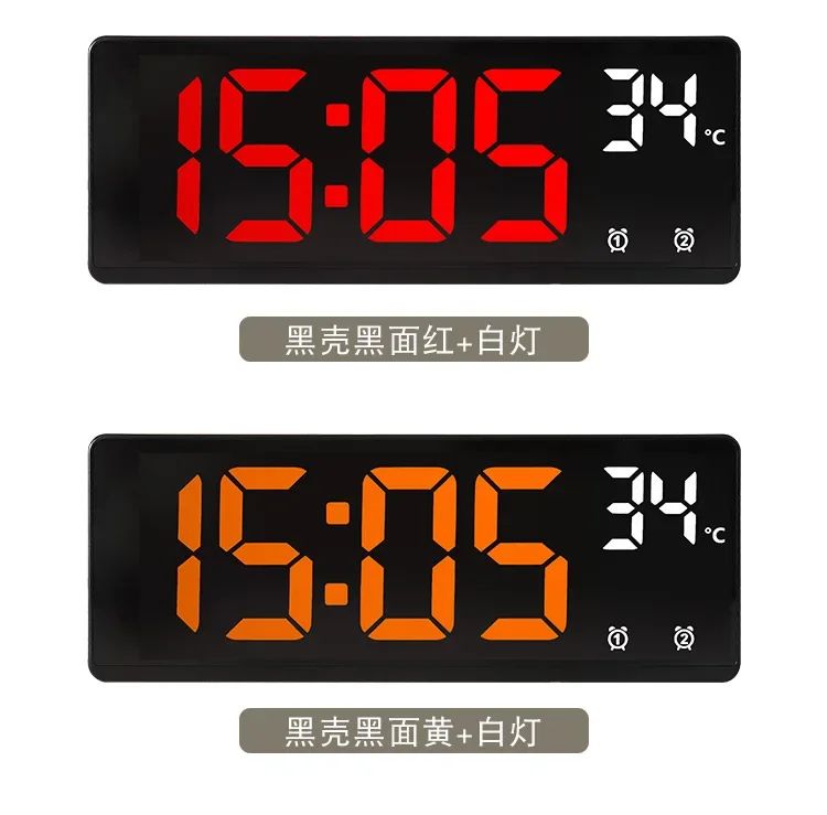 Despertador Digital LED com Temperatura e Função Soneca