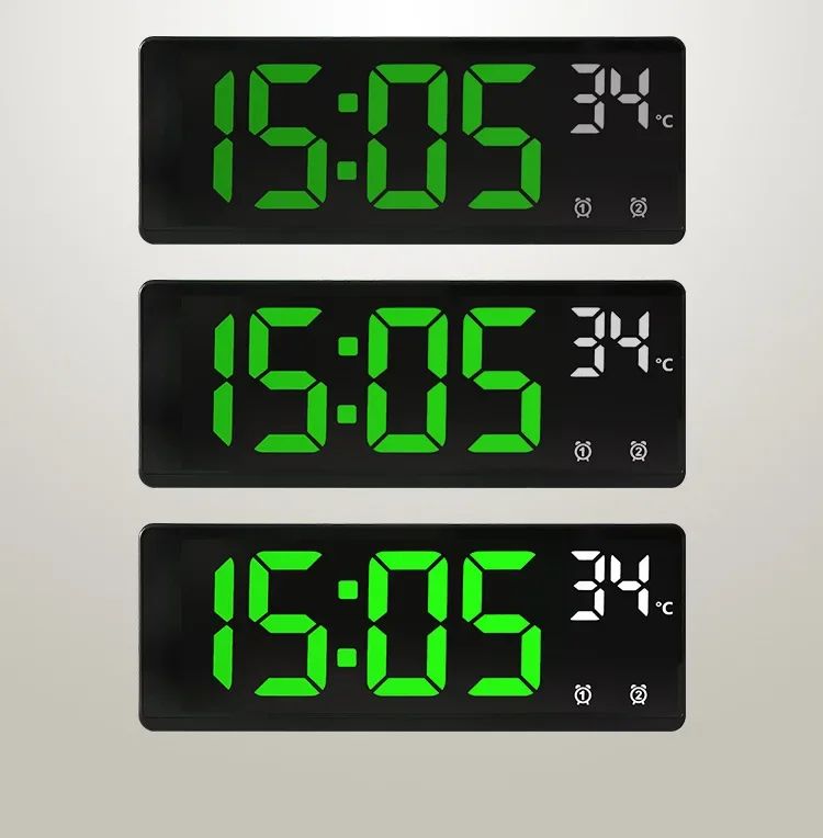 Despertador Digital LED com Temperatura e Função Soneca