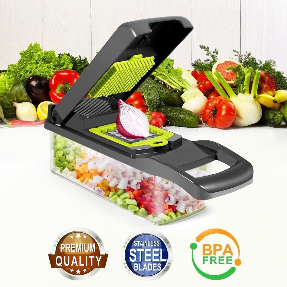 Cortador Multifuncional de Frutas e Legumes