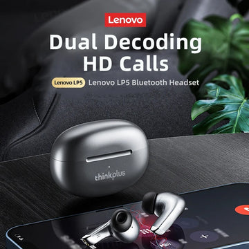 Fone Bluetooth Lenovo LP5 TWS HiFi