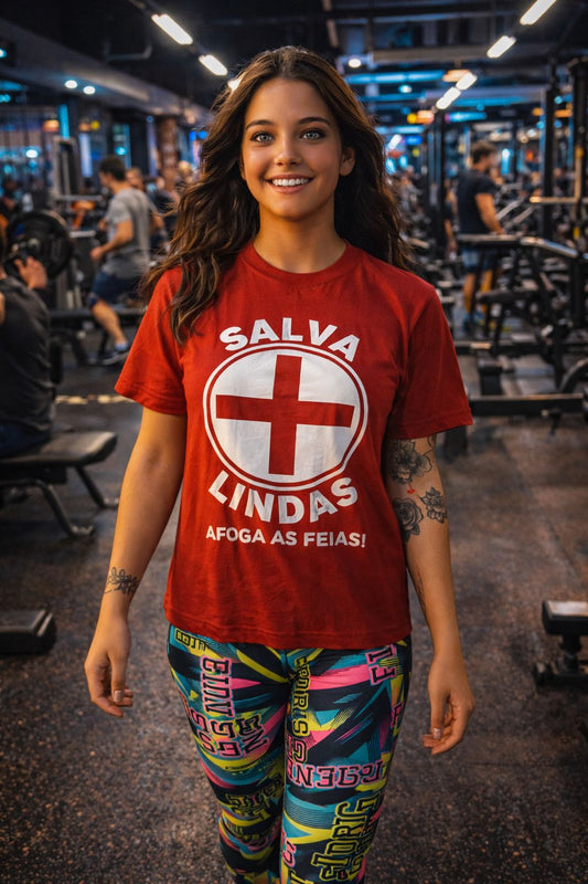 Calça Legging Girl FITNESS Poliamida Suplex Fitness Colorida sem Transparência