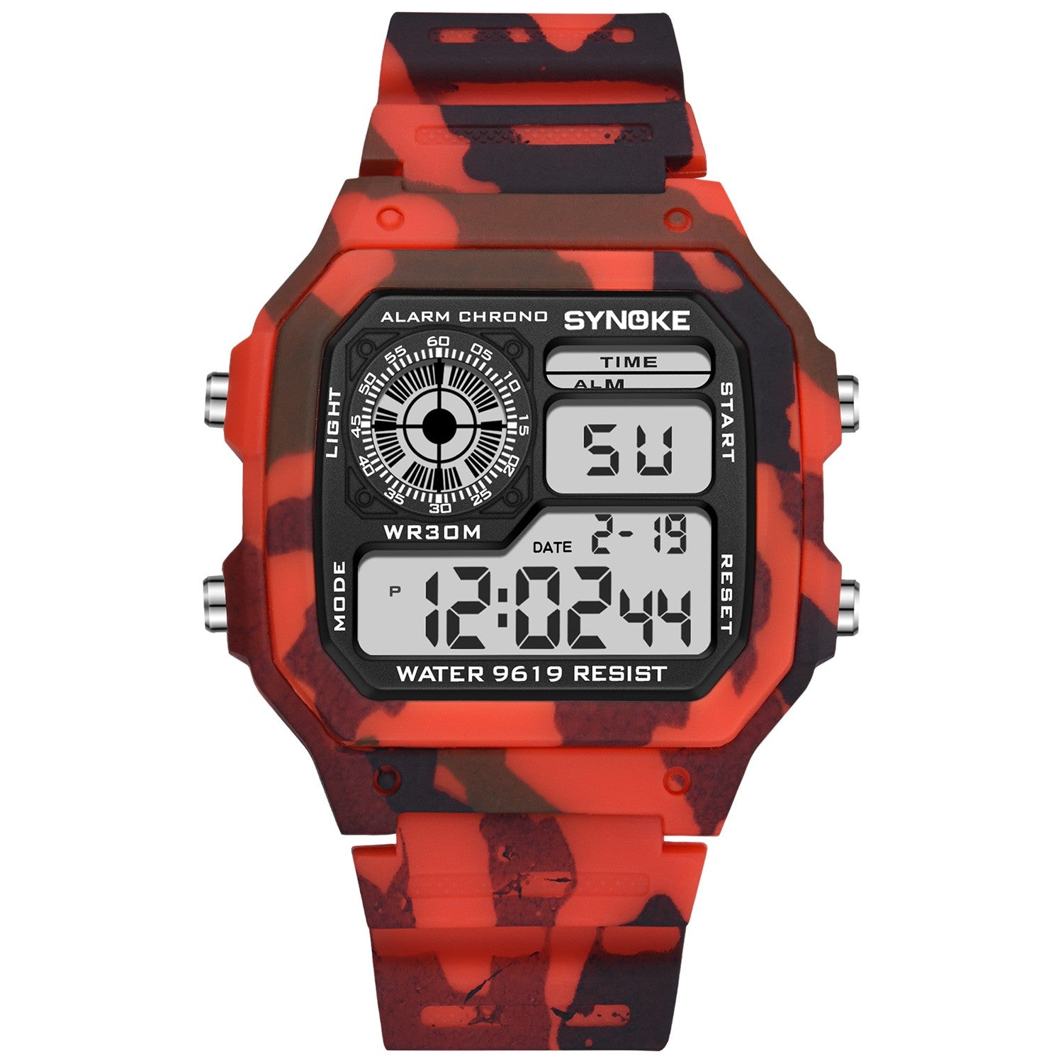 Relógio Digital Esportivo Synoke Militar