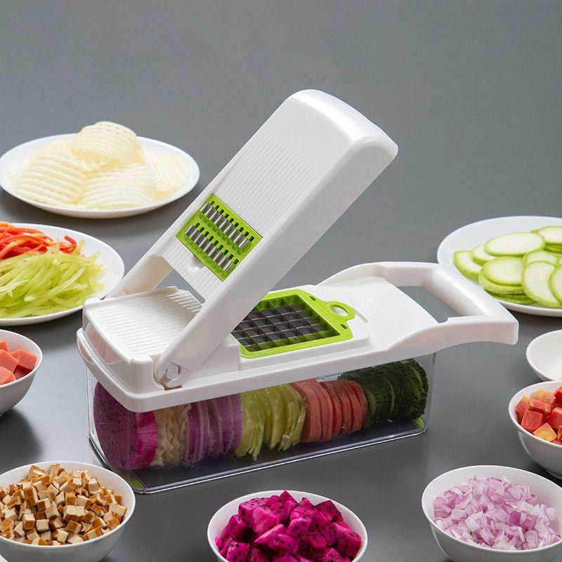 Cortador Multifuncional de Frutas e Legumes