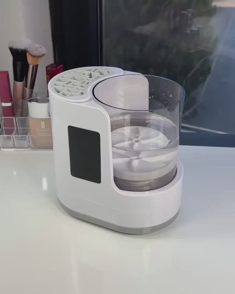 Lavador Elétrico de Pincéis de Maquiagem 2 em 1