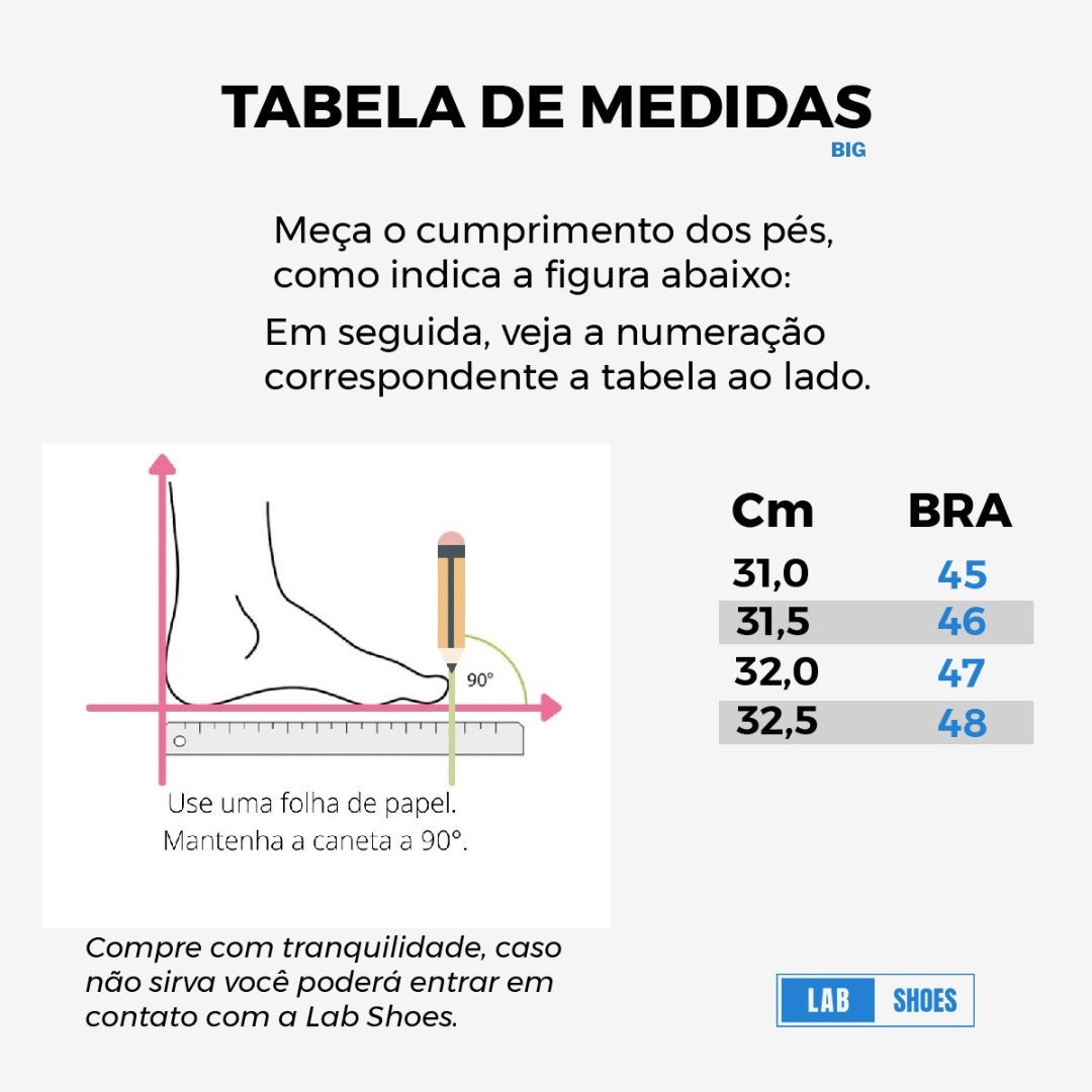 Tênis Lege 21 Branco Unissex – Tamanhos 45 ao 48