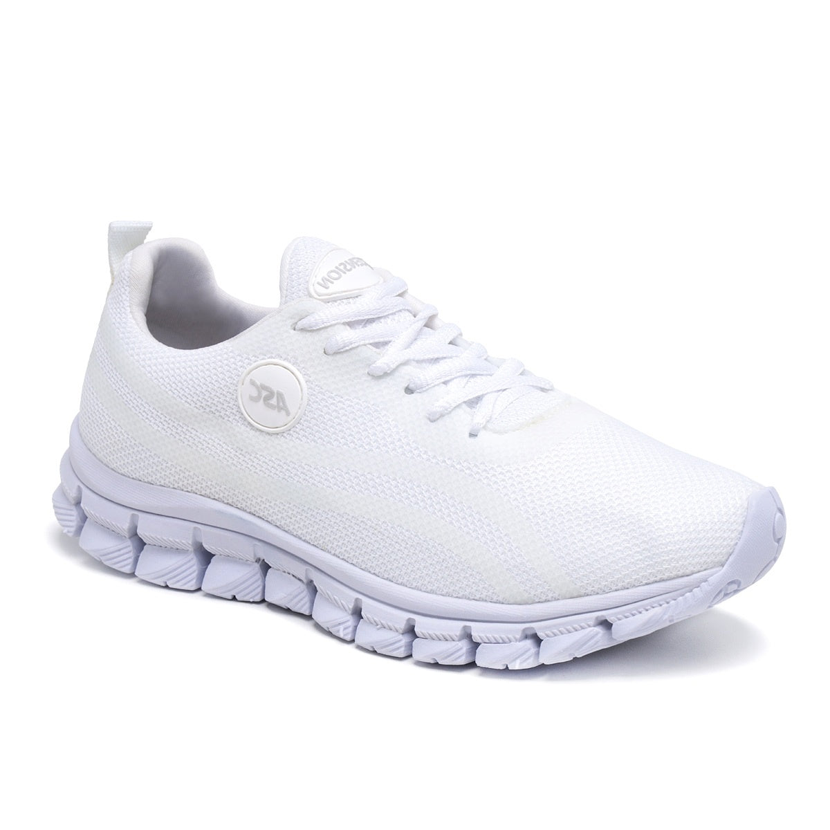 Tênis Unissex Esportivo Branco Caminhada Tamanho Especial