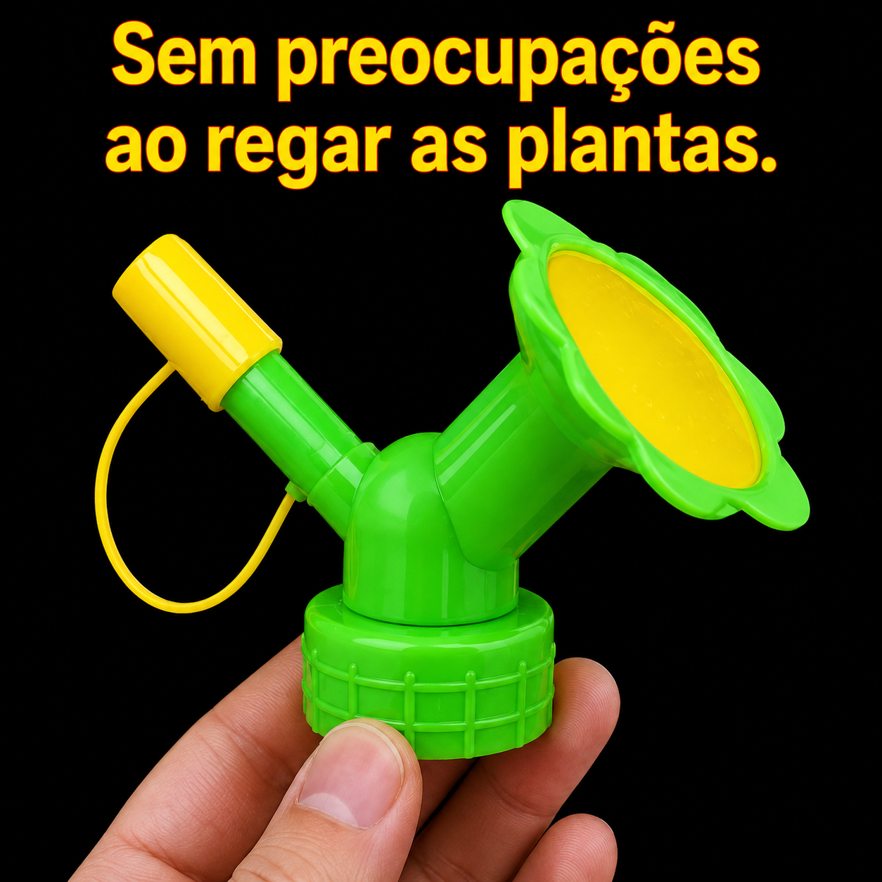Bico Regador verde para plantas
